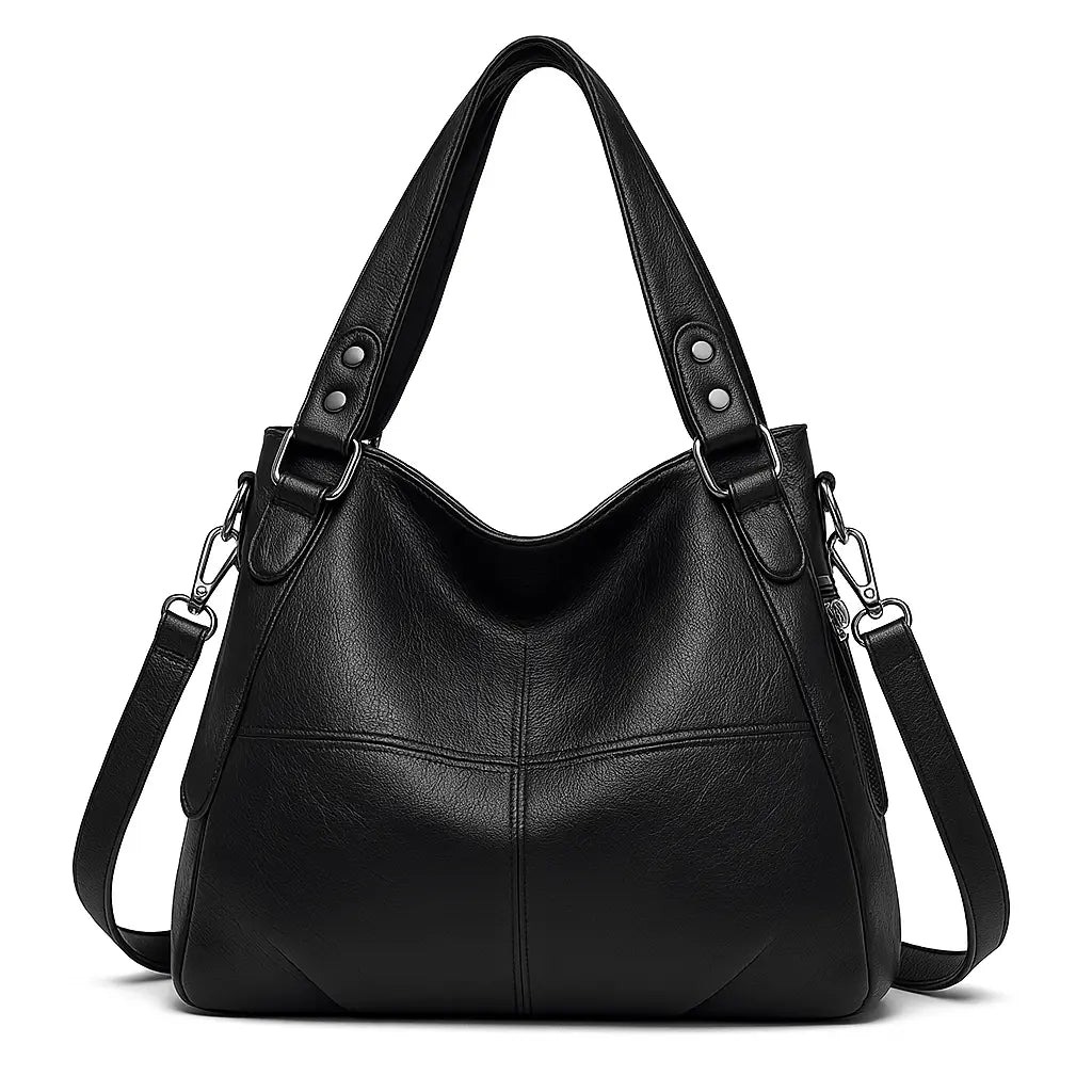 Atis leather bag front view