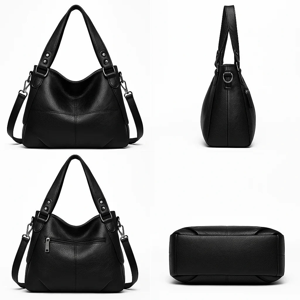 Atis leather bag side view